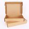 350g Kraft acanaló la caja de regalo transparente de las cajas de papel
